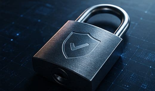 Symbol für gesicherte Daten